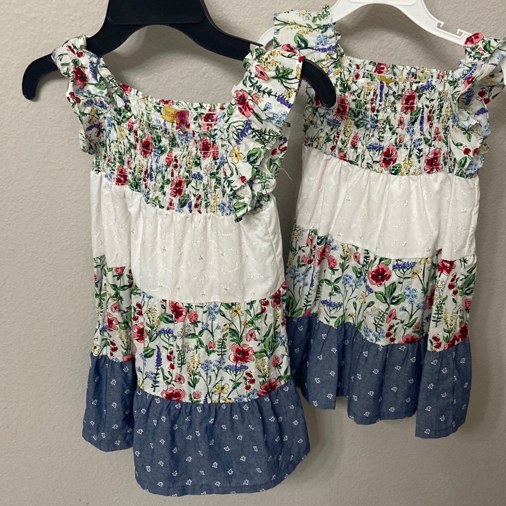 Matching sister dresses!